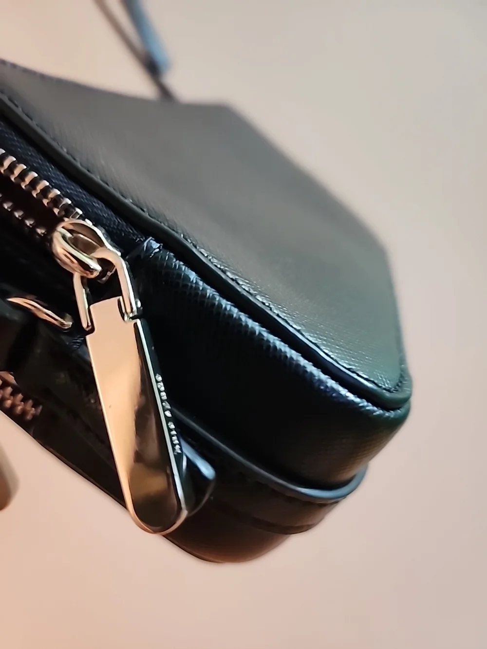 Kate Spade Lauren Black Saffiano Leather Camera Crossbody with Gold Accent - Picture 8 of 13